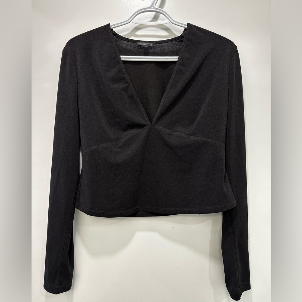 Long Sleeve Crop Top